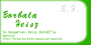 borbala heisz business card